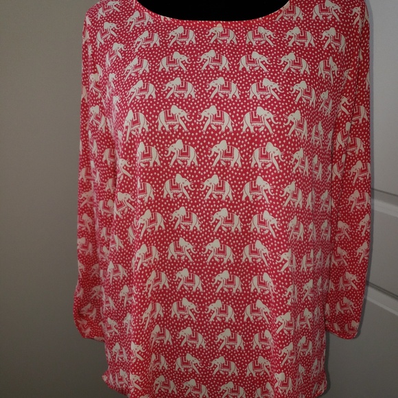 41 Hawthorn Tops - 41 Hawthorn Ellie Printed 3/4 Sleeve Blouse